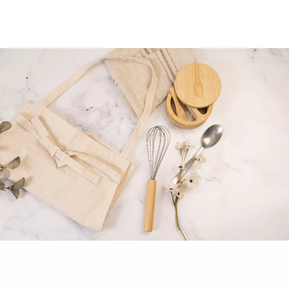 Commis natural  cotton apron 