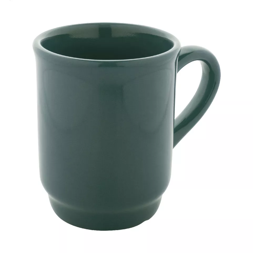 Marknad green  stackable ceramic mug 