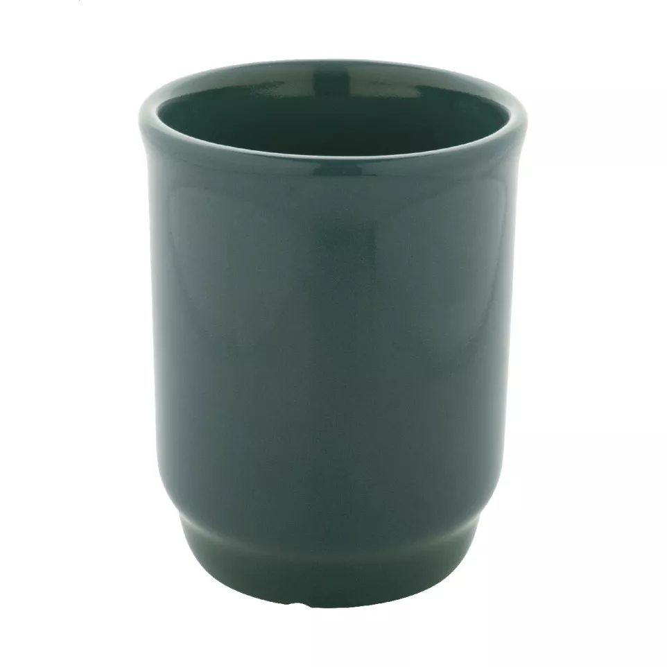 Marknad green  stackable ceramic mug 