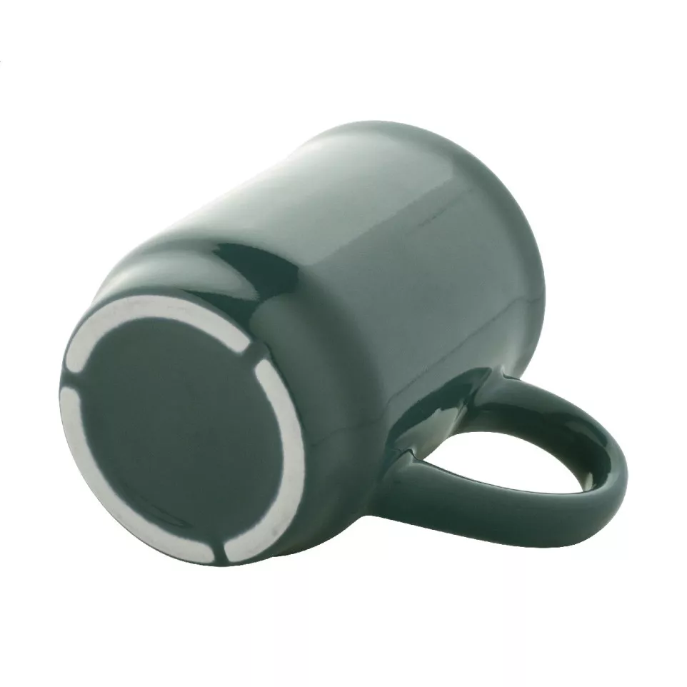 Marknad green  stackable ceramic mug 