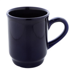 Marknad dark blue  stackable ceramic mug 