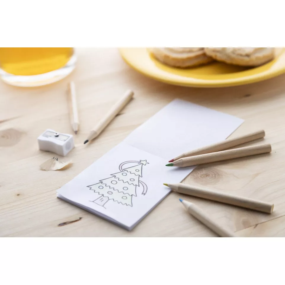 Jolably natural  Christmas colouring...