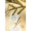Jolably natural  Christmas colouring set 