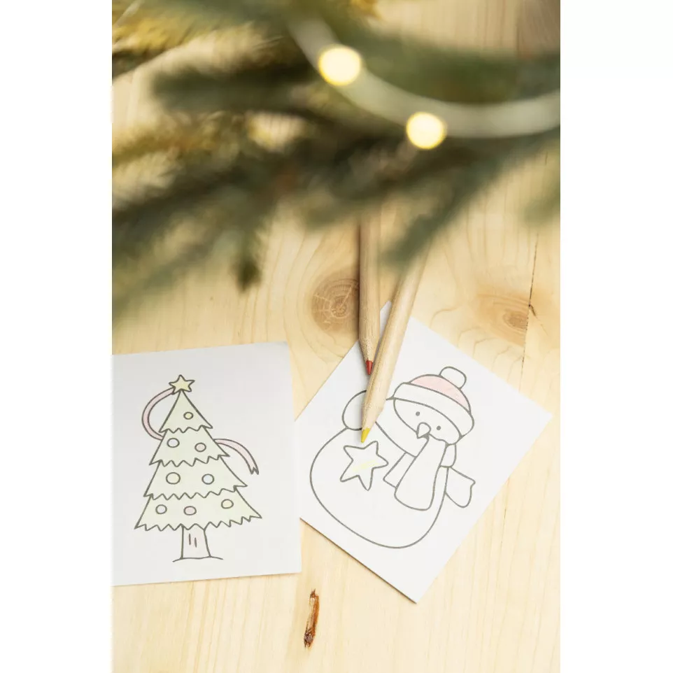 Jolably natural  Christmas colouring...