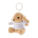 BunnyFob marron  porte-clés lapin en peluche  