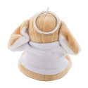 BunnyFob marron  porte-clés lapin en peluche  