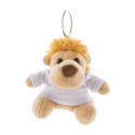 LioFob brown  plush lion keyring 