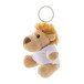 LioFob brown  plush lion keyring 