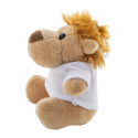 LioFob brown  plush lion keyring 