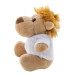 LioFob brown  plush lion keyring 