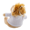 LioFob brown  plush lion keyring 