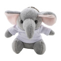 TrumpFob grey  plush elephant keyring 