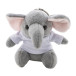TrumpFob gris  porte-clés éléphant en peluche 