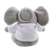 TrumpFob grey  plush elephant keyring 