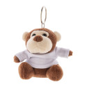 ApeFob brown  plush monkey keyring 