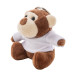 ApeFob brown  plush monkey keyring 