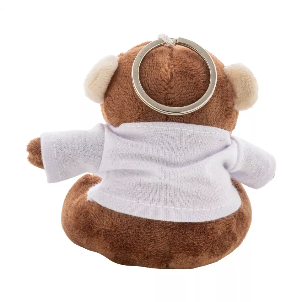ApeFob brown  plush monkey keyring 