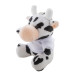 CowFob white black plush cow keyring 