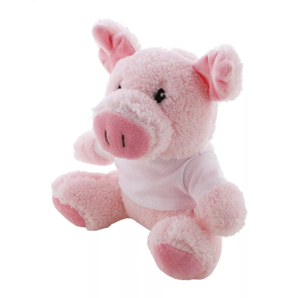 Reoink fuchsia  cochon en peluche en...