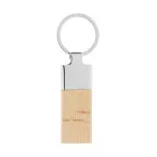 Lignum natural  keyring 