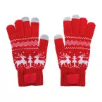 Skandihand rouge  Gants pour écran tactile Noël 