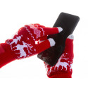 Skandihand rouge  Gants pour écran tactile Noël 