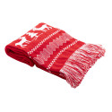 Skandihals red  Christmas winter scarf 