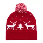Skandimos rouge  Bonnet d'hiver Noël 