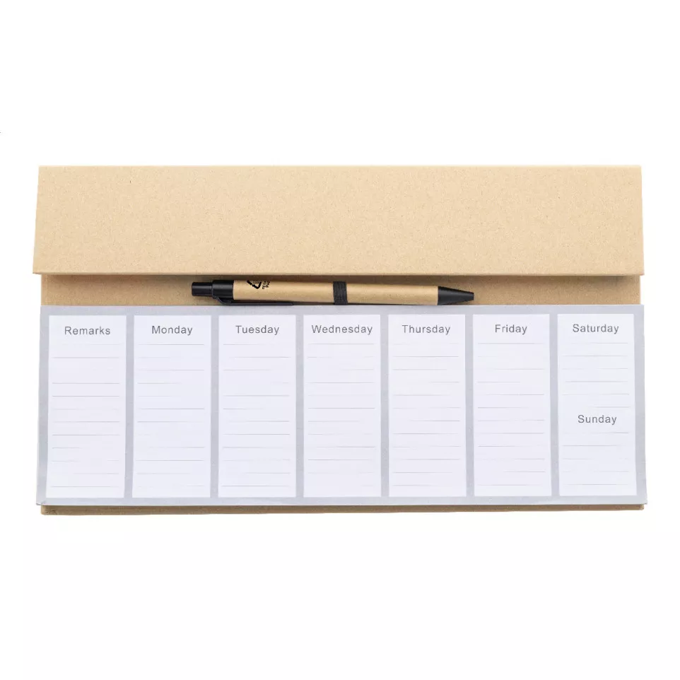 Weeknot natural  weekly desktop planner 