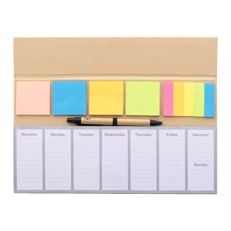 Weeknot natural  weekly desktop planner 