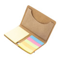 Cardnot natural  card holder sticky notepad 
