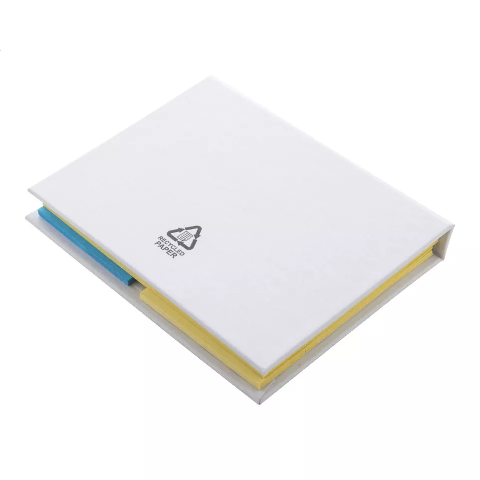 Manynot white  sticky notepad 