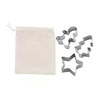 Pepparku silver  Christmas cookie cutter set 