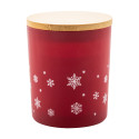 Jouluz rouge  Bougie de Noël, cannelle 