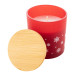 Jouluz rouge  Bougie de Noël, cannelle 