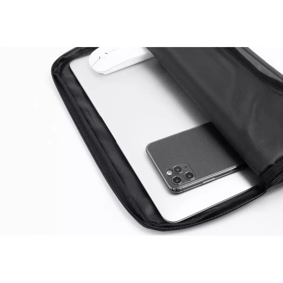 Reptop zwart  RPET laptoptas 