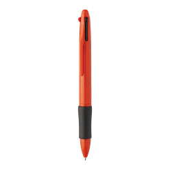 Quattro red  RABS 4-colour ballpoint pen 