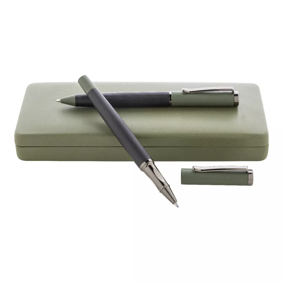 Macaye vert  parure de stylos 
