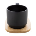 Kaguya black  ceramic mug 