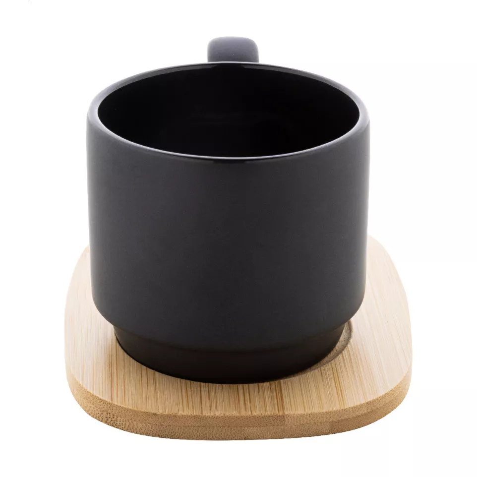Kaguya black  ceramic mug 