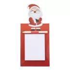 Julliste red  Christmas magnetic notepad, Santa Claus 