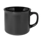 Woodstock Flat noir  Mug vintage mat 