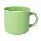 Woodstock Flat vert citron  Mug vintage mat 