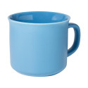 Woodstock Flat light blue  matte vintage mug 