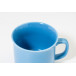 Woodstock Flat light blue  matte vintage mug 