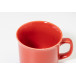 Woodstock Flat red  matte vintage mug 