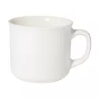 Woodstock Flat white  matte vintage mug 
