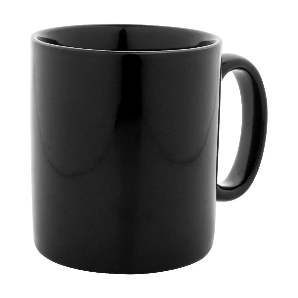 Kolomu black  coloured ceramic mug 