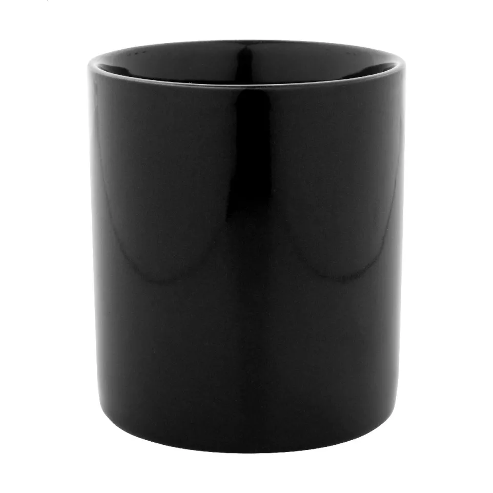 Kolomu black  coloured ceramic mug 