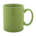 Kolomu lime green  coloured ceramic mug 
